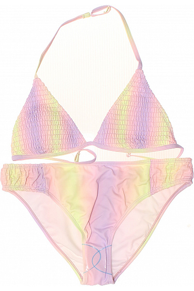 Dámské plavky bikiny duhové za krk na zavazování | Unimoda | obrázek 2