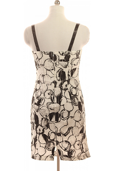 INFINITE šaty bez rukávů s páskem a potiskem kruhů Velikost XS | INFINITE | obrázek 3