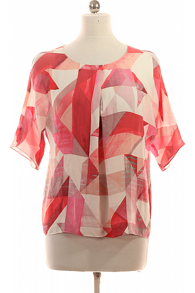 Calvin Klein Dámská halenka s krátkým rukávem a potiskem růžová Vel. M | Calvin Klein | obrázek 2