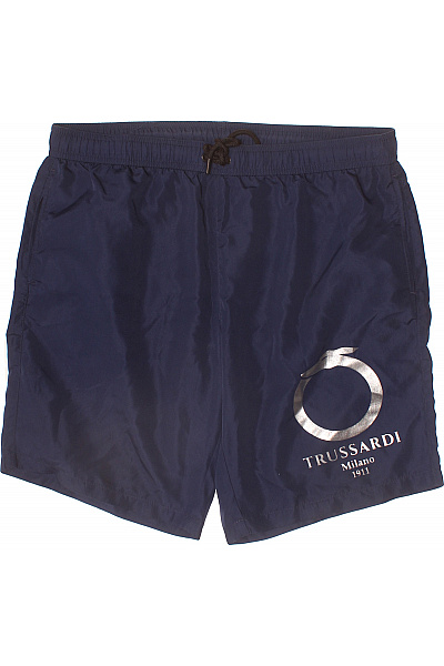 Trussardi pánské modré plavecké kraťasy s potiskem Vel. xl | Trussardi | obrázek 2