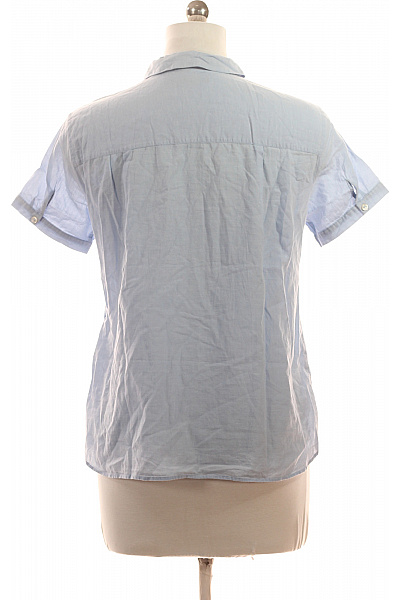 Marc O´Polo dámská halenka krátký rukáv modrá bavlna košilová s límečkem letní Vel. 38+ | Marc O´Polo | obrázek 3