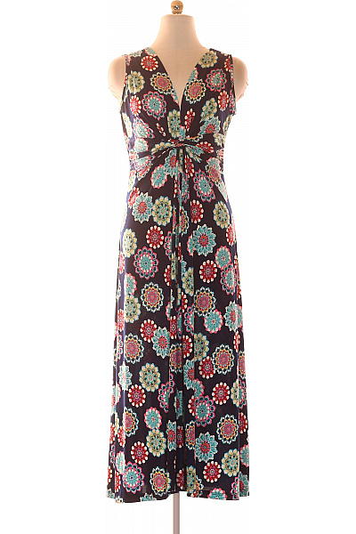 Dámské květované šaty bez rukávů dlouhé letní boho Vel. xl | Unimoda | obrázek 2
