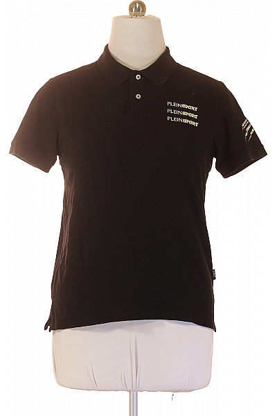 PLEIN SPORT Polo tričko s krátkým rukávem a výšivkou Vel. XL | PLEIN SPORT | obrázek 2