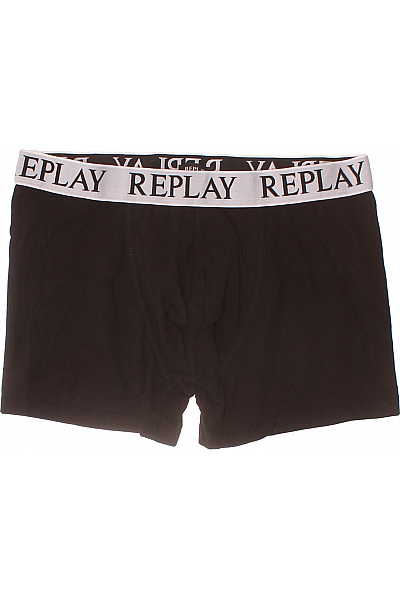 REPLAY Pánské bavlněné boxerky černé Vel. EU XL | REPLAY | obrázek 2