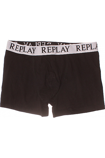 REPLAY Pánské bavlněné boxerky černé Vel. EU XL | REPLAY | obrázek 2