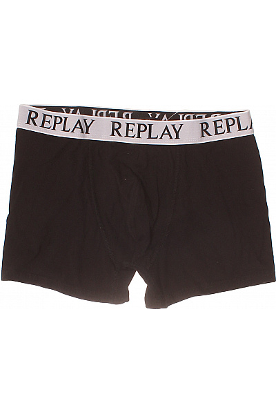 REPLAY Pánské bavlněné boxerky černé Velikost EU XL | REPLAY | obrázek 2