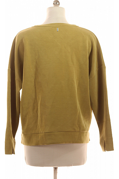 BRAX dámská mikina khaki s dlouhým rukávem crewneck jednobarevná Vel. 42 | BRAX | obrázek 2