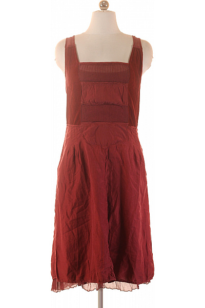 I BLUES Dámské šaty Bez Rukávů červené Volnočasové Midi Vel. S