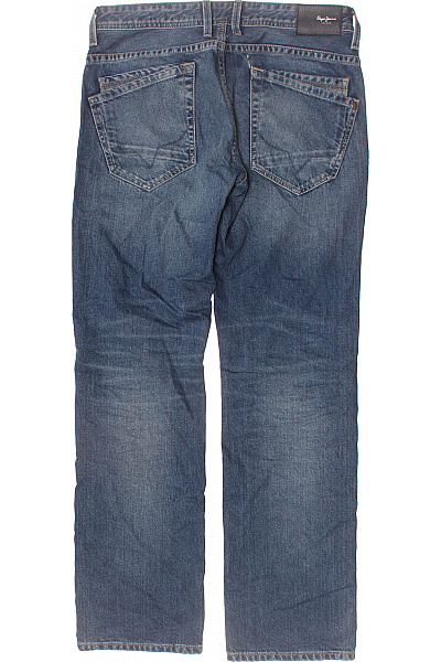 Pepe Jeans Pánské džíny modré rovné bavlněné seprané Vel. 32 | Pepe Jeans | obrázek 2