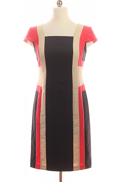 šaty krátký rukáv elegantní pouzdrové barevné Vel. 40 | Unimoda | obrázek 2