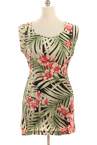 MANGO Dámské šaty bez rukávů květované letní volnočasové Velikost m | MANGO | obrázek 2