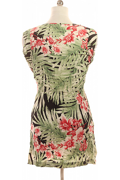 MANGO Dámské šaty bez rukávů květované letní volnočasové Velikost m | MANGO | obrázek 3