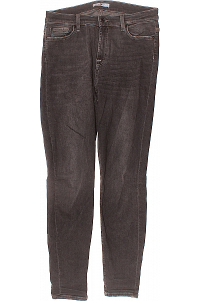 7 For All Mankind Dámské Džíny úzké šedé Strečové Vel. M