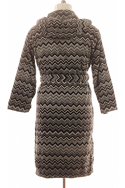 MISSONI Pánský černobílý pruhovaný bavlněný župan s kapucí Velikost m | MISSONI | obrázek 3