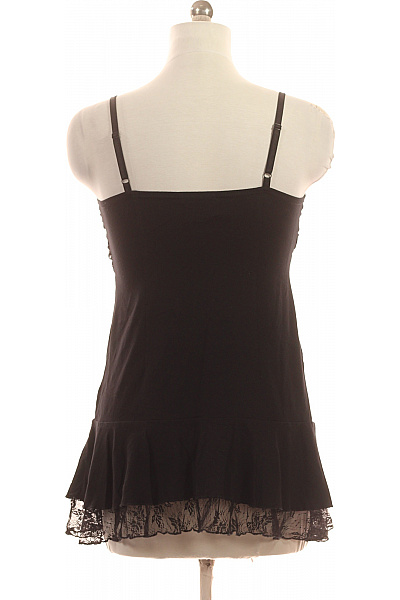 INFINITY dámské černé tílko s krajkou Velikost 40 | INFINITY | obrázek 3