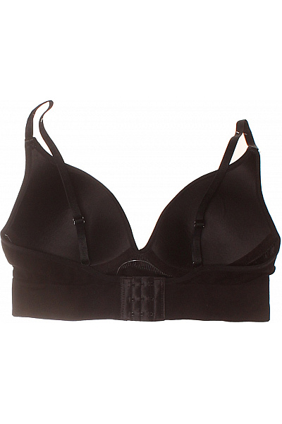 černá hladká trojúhelníková braletová podprsenka bez zapínání Velikost S | Unimoda | obrázek 3