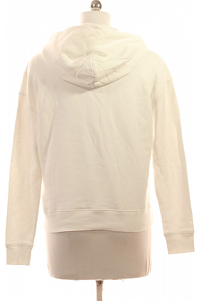 Calvin Klein dámská mikina s kapucí a potiskem bílá bavlna Vel. l | Calvin Klein | obrázek 2