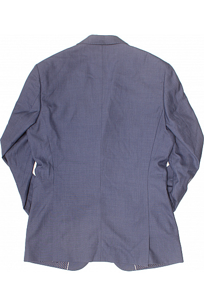 Pánské šedé polyesterové oblekové sako, vesta a kalhoty Vel. 42 | Unimoda | obrázek 3