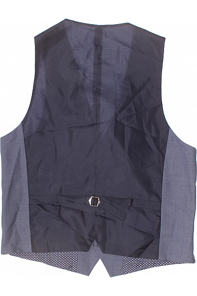 Pánské šedé polyesterové oblekové sako, vesta a kalhoty Vel. 42 | Unimoda | obrázek 5