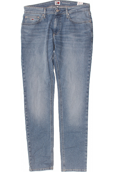 TOMMY HILFIGER Modré Bavlněné Džíny Slim Fit Velikost 34