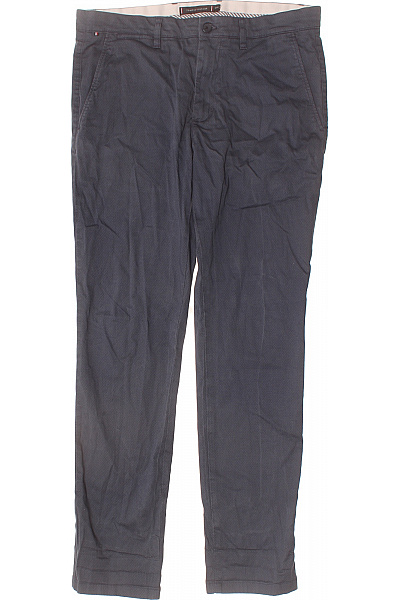TOMMY HILFIGER Pánské Volnočasové Kalhoty Rovné šedé Vel. 32/33