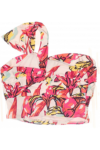 carmen marc valvo barevné květinové asymetrické crop top plavky Vel. EU M | carmen marc valvo | obrázek 3