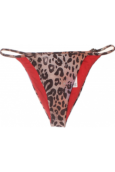 Hugo Boss Plavkové Kalhotky Dámské Leopardí červené Na Zavazování Sexy Moderní Vel. M
