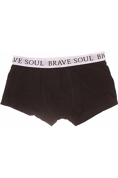 BRAVE SOUL pánské bavlněné boxerky černé | BRAVE SOUL | obrázek 2