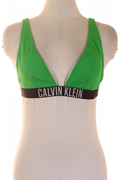 Calvin Klein zelené trojúhelníkové plavky podprsenkový top Velikost M | Calvin Klein | obrázek 2