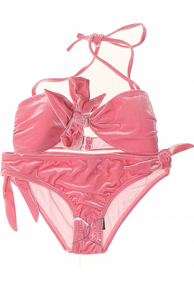 PROTEST Dámské růžové sametové bikiny na zavazování sexy Velikost 36 | PROTEST | obrázek 2