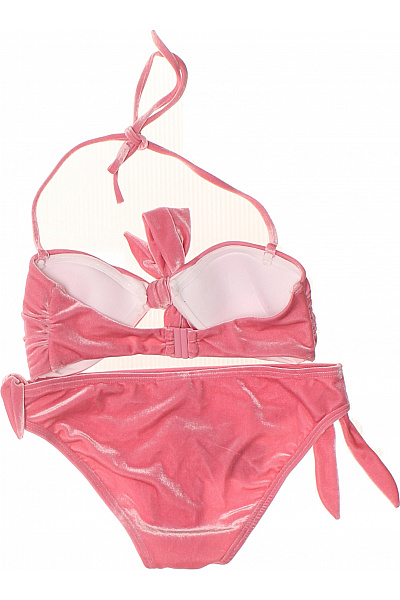 PROTEST Dámské růžové sametové bikiny na zavazování sexy Velikost 36 | PROTEST | obrázek 3