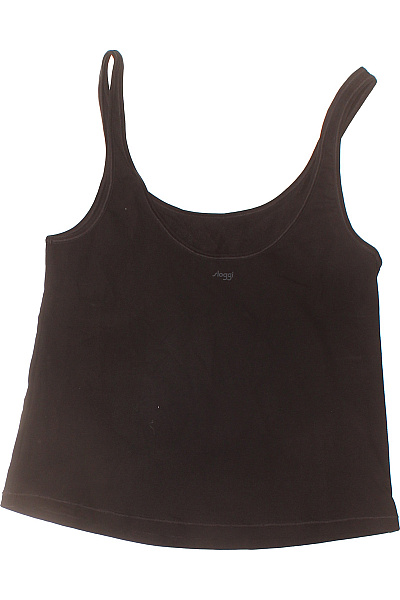 dámské tílko bez rukávů jednobarevné basic černé Velikost S | Unimoda | obrázek 3