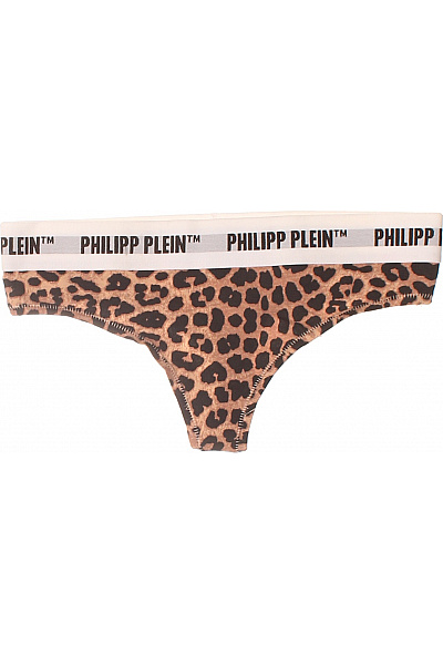 PHILLIP PLEIN kalhotky dámské bavlněné leopardí hnědé Vel. M | PHILLIP PLEIN | obrázek 2