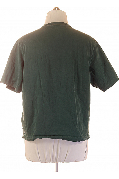 Abercrombie&Fitch Dámské tričko krátký rukáv zelené jednobarevné basic crop top Vel. L | Abercrombie&Fitch | obrázek 3