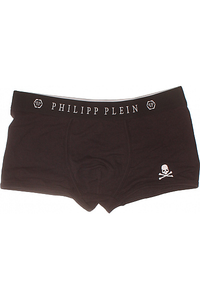PHILLIP PLEIN Pánské Bavlněné Boxerky S Potiskem Lebky Vel. L