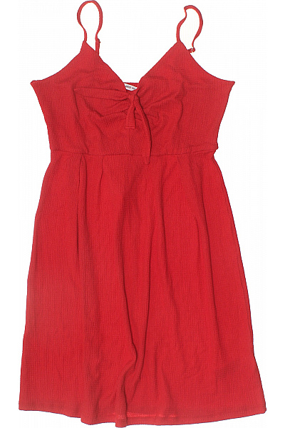 Červené šaty na ramínka letní Vel. 40 | Unimoda | obrázek 2