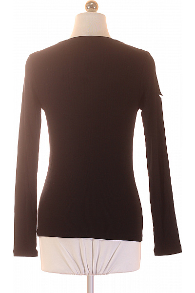 VERO MODA Dámské tričko s dlouhým rukávem basic černé lyocellové Velikost S | VERO MODA | obrázek 2