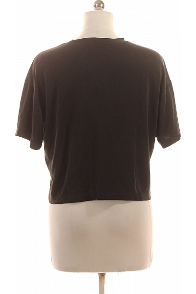 MSCH copenhagen Dámské tričko s krátkým rukávem černé crop top basic Vel. S/M | MSCH copenhagen | obrázek 2