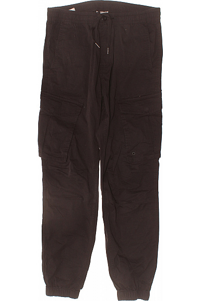 JACK & JONES Pánské bavlněné cargo kalhoty volnočasové dlouhé hnědé s kapsami Vel. s | JACK & JONES | obrázek 2
