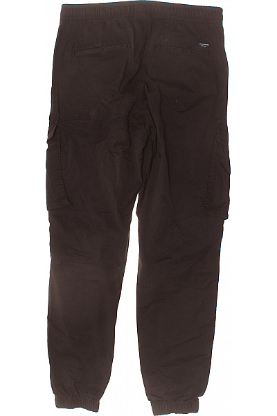 JACK & JONES Pánské bavlněné cargo kalhoty volnočasové dlouhé hnědé s kapsami Vel. s | JACK & JONES | obrázek 3