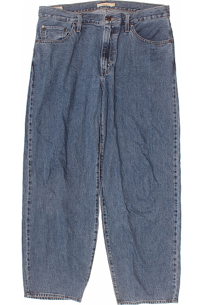 LEVIS Pánské Džíny Volné Modré S Kapsami Vel. 32