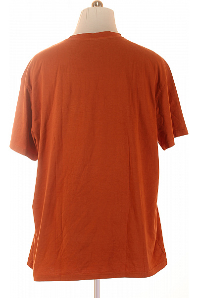 URBAN CLASSICS Pánské tričko s krátkým rukávem oranžové bavlněné basic Vel. XL | URBAN CLASSICS | obrázek 2