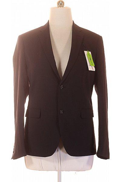 Pánské černé elegantní sako business Vel. 54 | Unimoda | obrázek 2