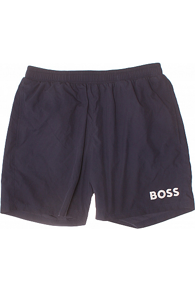 Hugo Boss Pánské modré sportovní kraťasy s potiskem Velikost M | Hugo Boss | obrázek 2