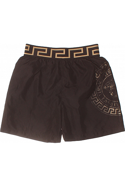 VERSACE Dětské chlapecké kraťasy černé s potiskem | VERSACE | obrázek 2