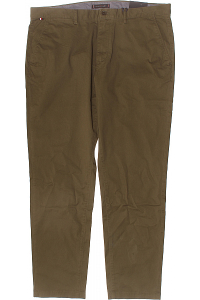 TOMMY HILFIGER Pánské Kalhoty Volnočasové Rovné Khaki Velikost 32/36