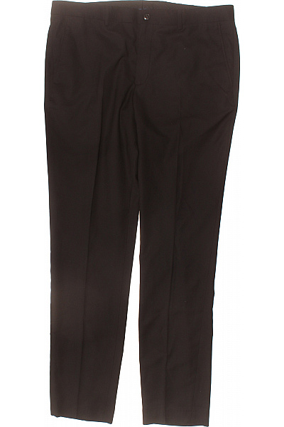 JACK & JONES Pánské elegantní rovné kalhoty business tmavě hnědé Velikost 54 | JACK & JONES | obrázek 2