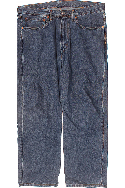 LEVIS Pánské Džíny Modré Rovné S Kapsami Vel. 42