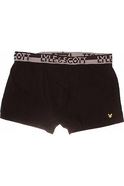 Lyle & Scott Pánské Bavlněné Boxerky černé Velikost EU XXL