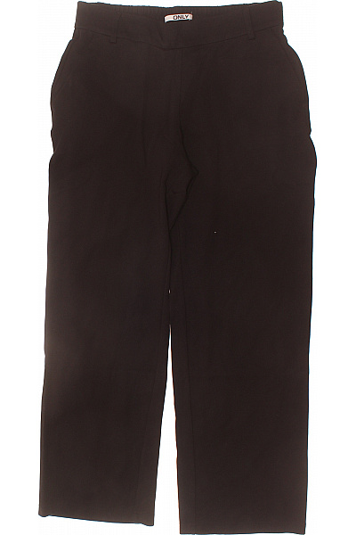 ONLY Dámské černé volnočasové elegantní široké kalhoty s vysokým pasem Velikost 32 | ONLY | obrázek 2